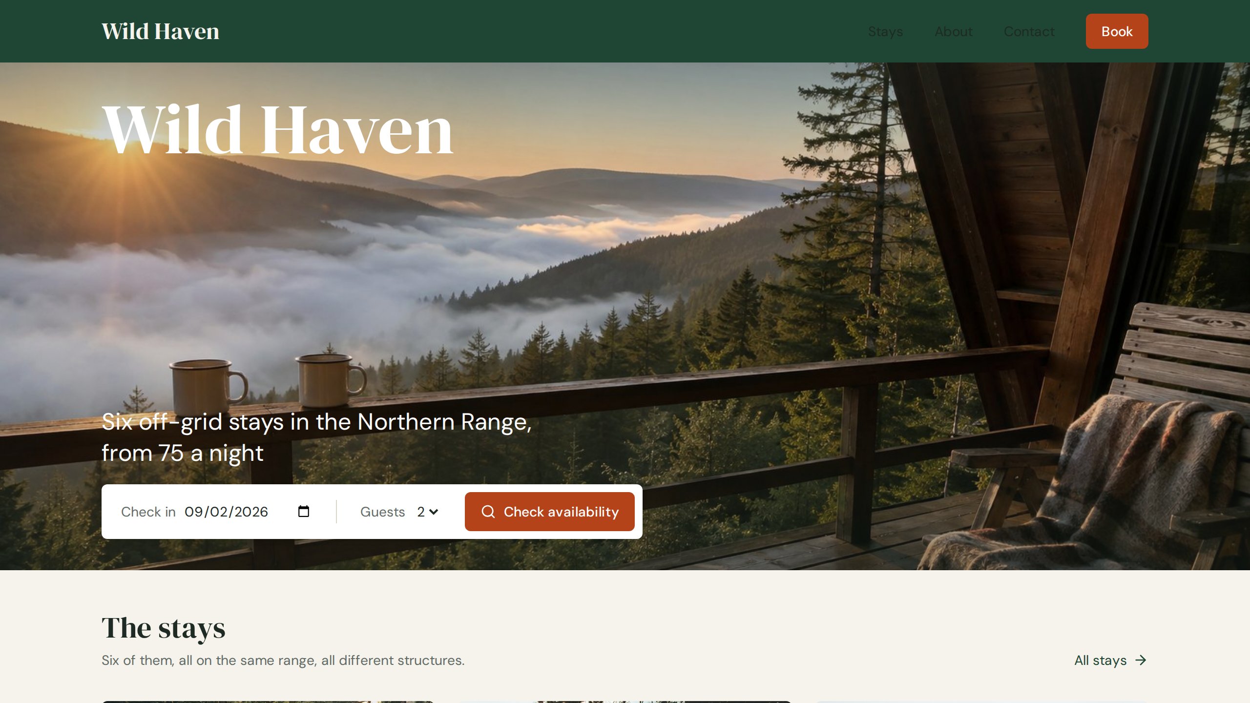 Wild Haven, running
